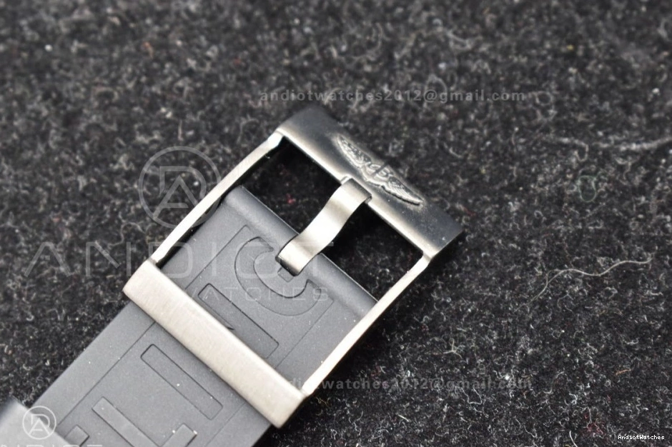 Bezel 1:1 Edition GoAnywhere Rubber on Black A Yellow 44 Dial Best Strap TF Automatic 1175 Superocean Black 0322